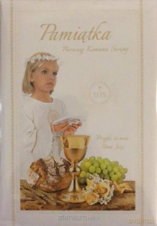 Książeczka brokat A5 Komunia wzór nr 013 [KSIĄŻKA]