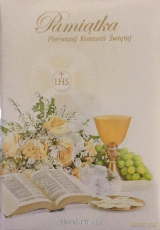 Książeczka brokat A5 Komunia wzór nr 019 [KSIĄŻKA]