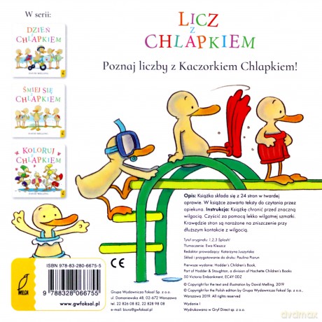 Licz z Chlapkiem - David Melling [KSIĄŻKA]