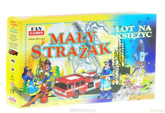 Mały strażak + Lot na księżyc [GRA PLANSZOWA]