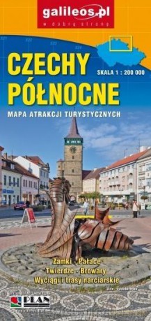 Mapa atrakcji tur.- Czechy Północne 1: 200 000 [KSIĄŻKA]