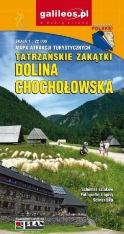 Mapa atrakcji turystycznych - Dolina Chochołowska [KSIĄŻKA]