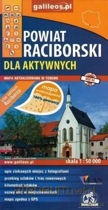 Mapa dla akt. wodoodporna - Powiat Raciborski [KSIĄŻKA]