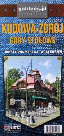 Mapa kieszonkowa - Kudowa Zdrój, Góry Stołowe [KSIĄŻKA]