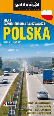 Mapa samochodowo-krajoznawcza - Polska 1:650 000 [KSIĄŻKA]