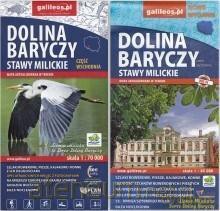Mapa turystyczna - Dolina Baryczy, Stawy Milickie (komplet) [KSIĄŻKA]