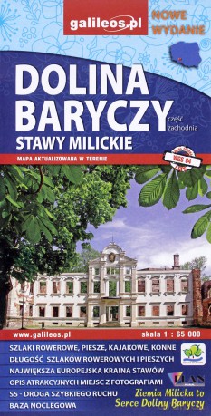 Mapa turystyczna - Dolina Baryczy, Stawy Milickie (komplet) [KSIĄŻKA]