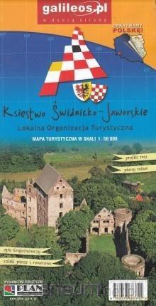 Mapa turystyczna - Księstwo Świdnicko - Jaworskie [KSIĄŻKA]