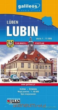 Mapa turystyczna - Lubin, Powiat Lubiński [KSIĄŻKA]