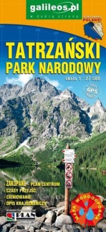 Mapa turystyczna - Tatrzański Park Narodowy 1:27 500 [KSIĄŻKA]