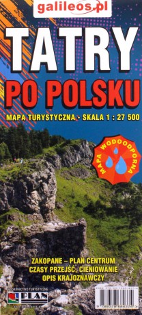Mapa turystyczna - Tatrzański Park Narodowy 1:27 500 [KSIĄŻKA]