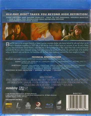 Siedem lat w Tybecie [Blu-Ray]