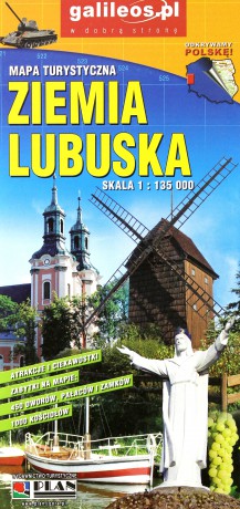 Mapa turystyczna - Ziemia Lubuska 1:135 000 [KSIĄŻKA]