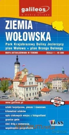Mapa turystyczna - Ziemia Wołowska 1:40 000 [KSIĄŻKA]