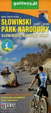 Mapa turystyczna laminowa - Słowiański Park Narodowy 1:40 000 [KSIĄŻKA]