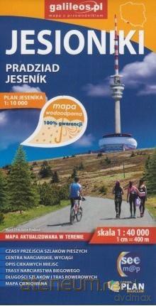 Mapa turystyczna wodoodporna - Jesioniki/Pradziad/Jesenik [KSIĄŻKA]