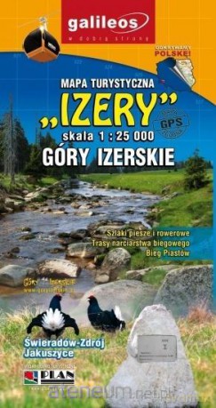 Mapa turyystyczna - Izery, Góry Izerskie 1:25 000 [KSIĄŻKA]