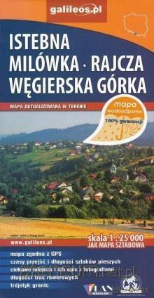Mapa wodoodporna - Istebna,Milówka, Węgierska Góra [KSIĄŻKA]