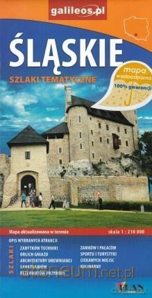 Mapa wodoodporna - Śląskie szlaki tematyczne [KSIĄŻKA]