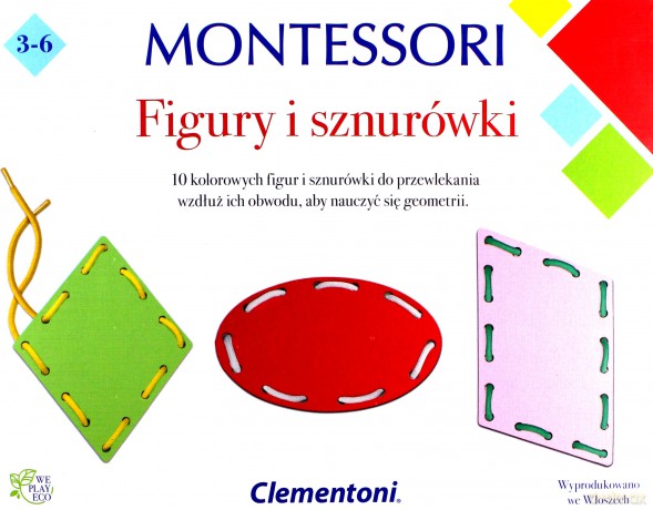 Montessori Figury i sznurki