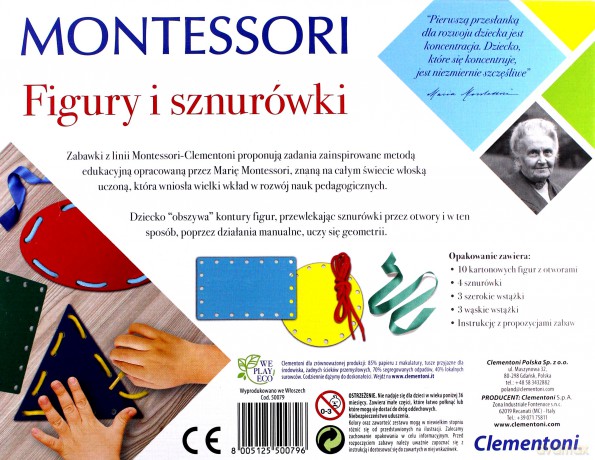 Montessori Figury i sznurki