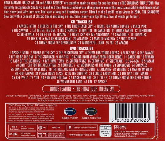 The Shadows: The Final Tour [CD]+[DVD]