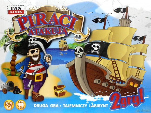 Piraci atakują + Labirynt [GRA PLANSZOWA]