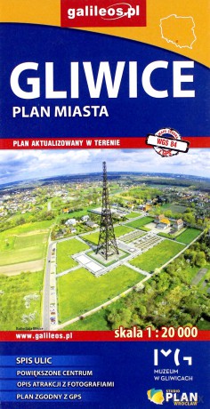 Plan miasta - Gliwice 1:20 000