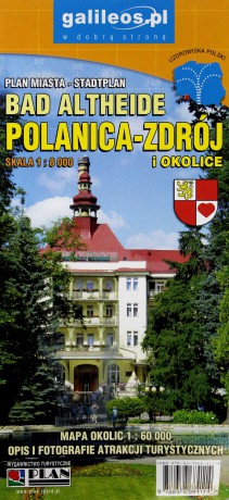 Plan miasta - Polanica Zdrój i okolice 1:8 000