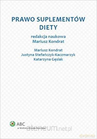 Prawo suplementów diety [KSIĄŻKA]