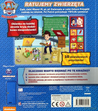Psi Patrol. Ratujemy zwierzęta [KSIĄŻKA]