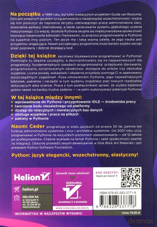 Python. Szybko i prosto - Naomi Ceder [KSIĄŻKA]