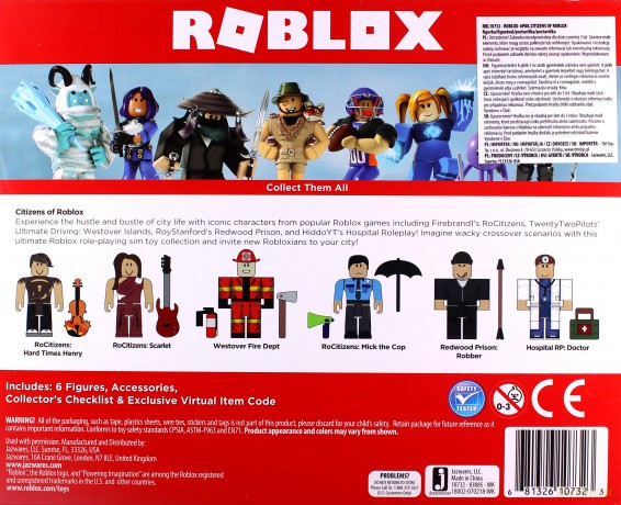 Roblox Obywatele Roblox 6pak [FIGURKA]