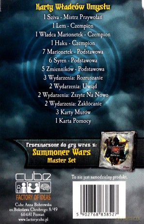 Summoner Wars Władcy Umysłów Druga Talia [GRA]