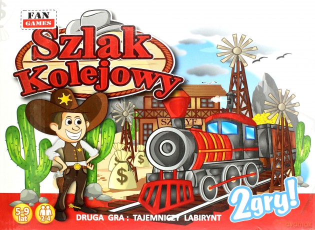 Szlak kolejowy + Labirynt drogowy [GRA PLANSZOWA]