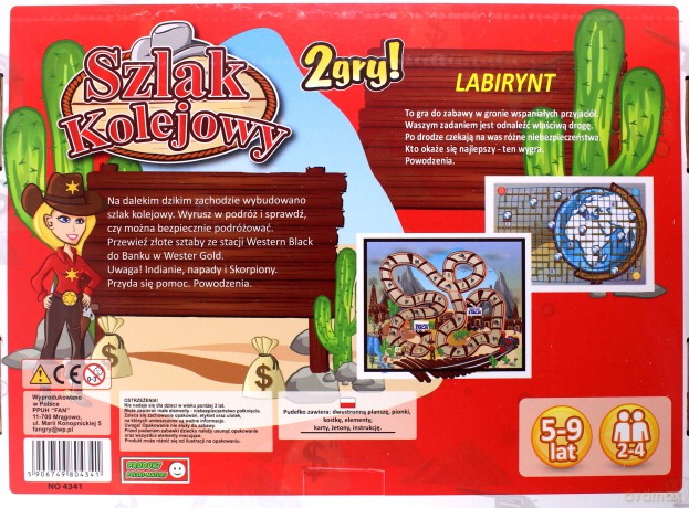 Szlak kolejowy + Labirynt drogowy [GRA PLANSZOWA]