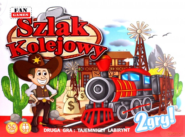 Szlak kolejowy + Labirynt drogowy [GRA PLANSZOWA]