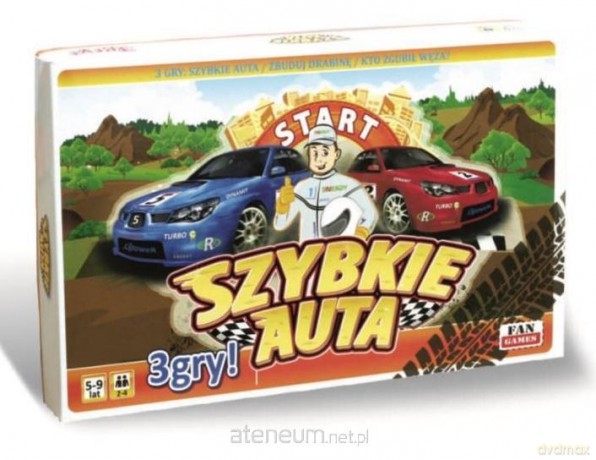 Szybkie auta 3 gry [GRA PLANSZOWA]