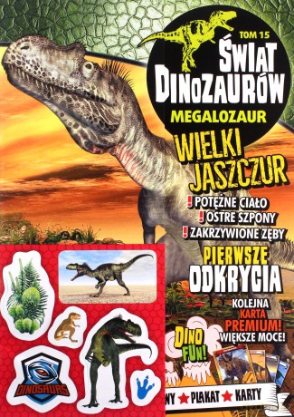 Świat Dinozaurów (Tom 15) Megalozaur [KSIĄŻKA]