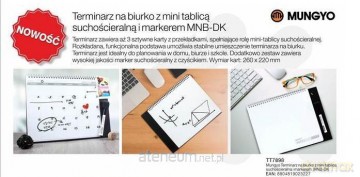 Terminarz suchościeralny na biurko MUNGYO [KALENDARZ]