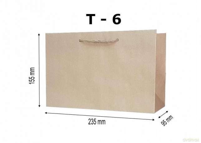 Torebka ozdobna T-6 kraft
