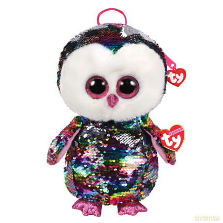 TY Fashion - Cekinowy Plecak - Sowa