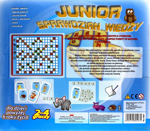 Ułóż wyrazy junior [GRA]