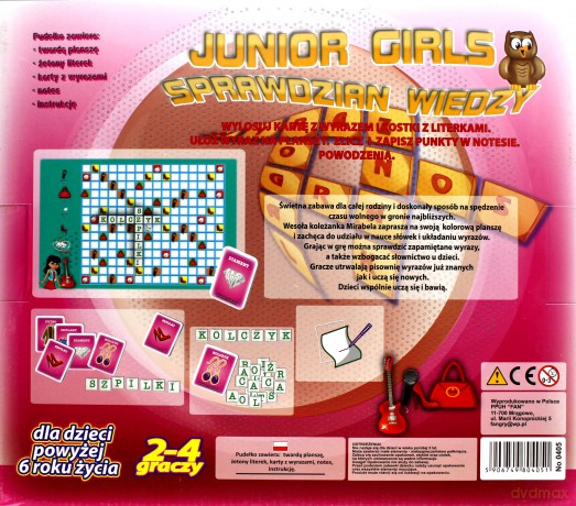 Ułóż wyrazy junior girls [GRA]