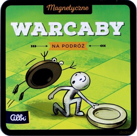 Warcaby magnetyczne ALBI [GRA PLANSZOWA]