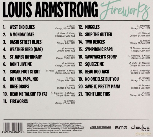 Louis Armstrong: Fireworks [CD]