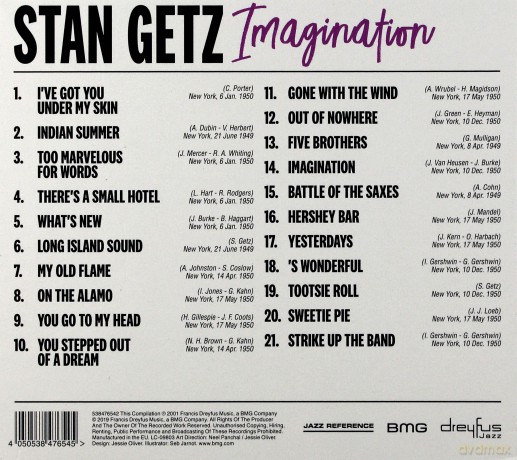 Stan Getz: Imagination [CD]