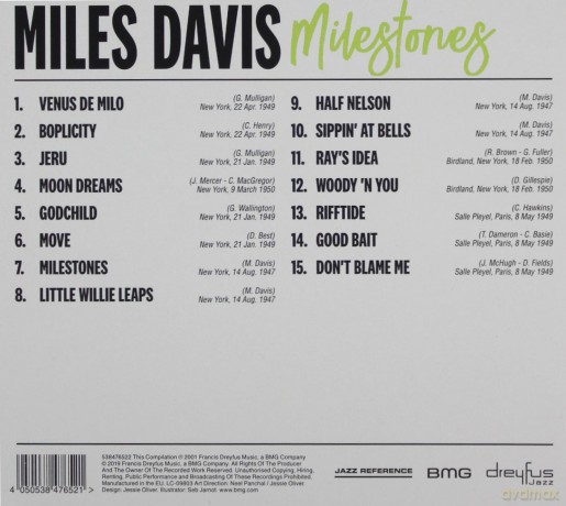 Miles Davis: Milestones [CD]