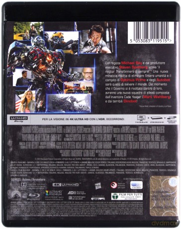Transformers: Age of Extinction (Transformers: Wiek zagłady) [Blu-Ray 4K]+[Blu-Ray]