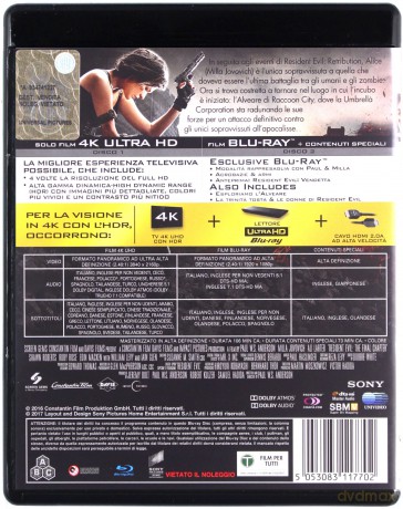 Resident Evil: Ostatni rozdział [Blu-Ray 4K]+[Blu-Ray]
